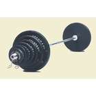 USA Sports 300 lbs Olympic Weight Set in Black