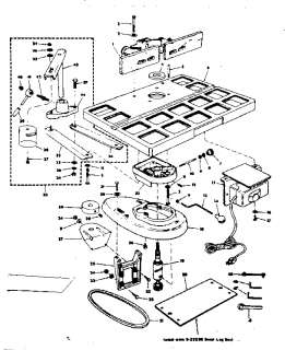 CRAFTSMAN Wood shaper Spindle assembly Parts  Model 113239201 