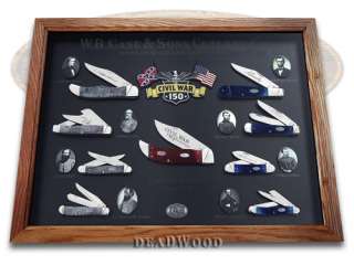 CASE XX 150th Anniversary Civil War Generals Set 1/500 Display Pocket 
