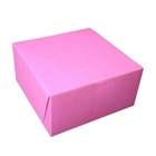 SCT SCH 0878   Tuck Top Bakery Boxes, 10w x 10d x 5h, Pink