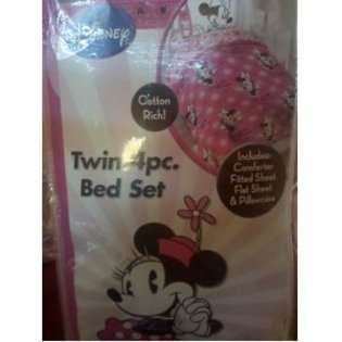 Disney Minnie Mouse Twin Bedding 