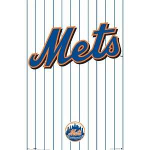 New York Mets MLB Logo Poster:  Sports & Outdoors