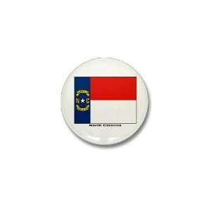  North Carolina State Flag States Mini Button by CafePress 