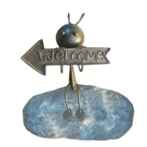  Deeco Consumer Products Stone Welcome Ant: Patio, Lawn 