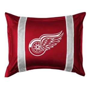  Detroit Red Wings NHL Sidelines Collection Pillow Sham 