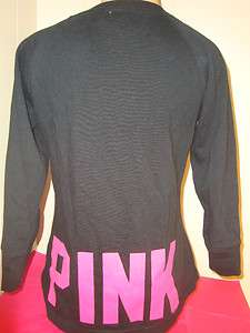   Secret PINK 100% Cotton 3/4 sleeve Sweater Top Cardigan XS S M L