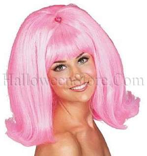 Oversized Pink Flip Wig CHEAP CLOSEOUT  