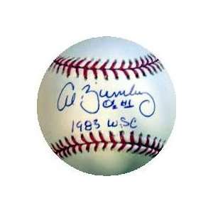   autographed Baseball inscribed 1983 WS Champs