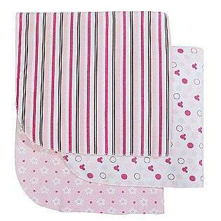   Mouse 3 Pack Receiving Blanket  Disney Baby Bedding Blankets