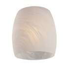   Fan Company White Faux Alabaster Cylinder Shaped Replacement Glass