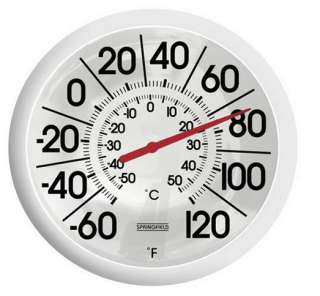 New Patio Thermometer Big Bold Numbers Large Wall Mount Display *QUICK 