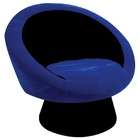Lumisource Saucer Chair Black Blue