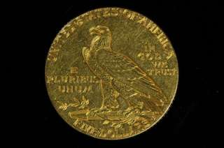 1912 P Indian Head Half Eagle $5 Five Dollar Gold Coin Philadelphia 