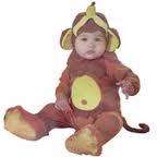Infant Boys or Girls Monkey Halloween Costume NIP  
