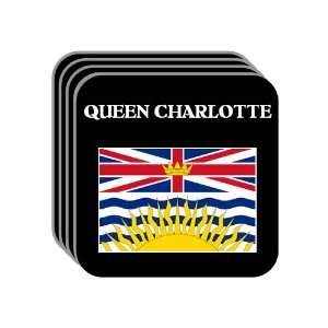 British Columbia   QUEEN CHARLOTTE Set of 4 Mini Mousepad Coasters