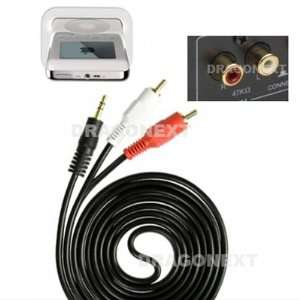  3.5Mm Aux Auxiliary Cable Cord To Rca male stereo audio cable 