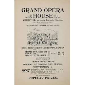   Ad Grand Opera House Nashville TN   Original Print Ad: Home & Kitchen