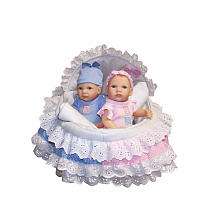 Me and Molly P. Twins Ensemble in Moses Basket Carrier   Molly P 