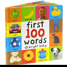 First 100 Words Bright Baby Board Book   St. Martins Press   Toys R 