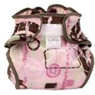 Kushies Taffeta Diaper Wrap   Infant   Distressed Circles Pink at 