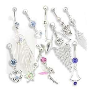    40 TOP Sellers Navel Belly Button Rings Body Jewelry Jewelry