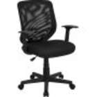 Coaster Pink mesh secretary office chair with black accents and 