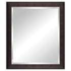 Art Effects Dresser Beveled Mirror in Espresso Gold Highlights with 