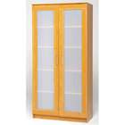 FlexHOME ST105077T FlexHOME Tall 2 Door Storage Cabinet  Oak