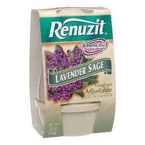Renuzit LongLast Adjustable Air Freshener, Lavender Sage, 7.5 OZ (212g 
