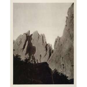   Formation Colorado Springs   Original Photogravure