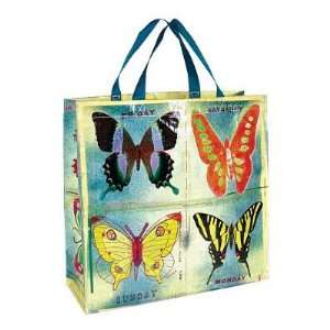  (15x16) Butterfly Shopper Bag by Blue Q