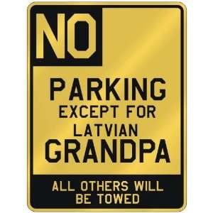   FOR LATVIAN GRANDPA  PARKING SIGN COUNTRY LATVIA
