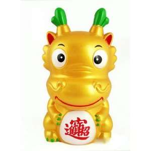  Golden Cartoon Dragon to Save Money Cans Year of the Dragon 