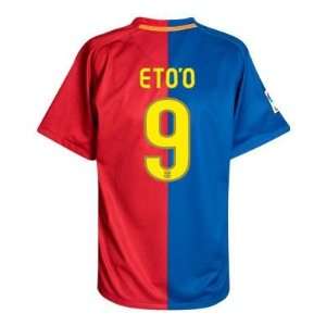  Barcelona Home # 9 Etoo size L soccer jersey Sports 