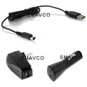 USB Charge Cable Nintendo DSi + USB Car +Travel Charger  