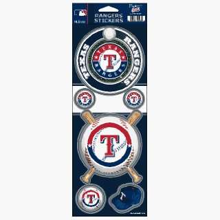 Texas Rangers Prismatic Stickers **
