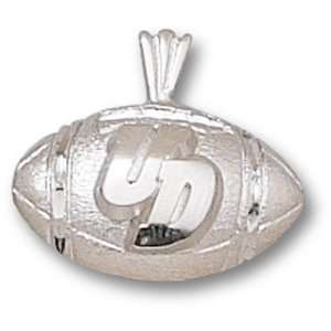  University of Dayton UD Football Pendant (Silver) Sports 