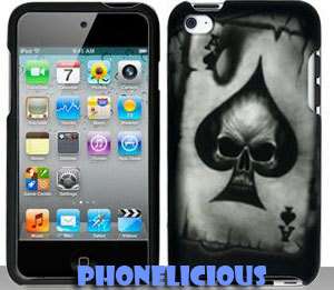 iTouch Ipod Touch 4 4G 4th Gen Cover Case ACE SKULL  