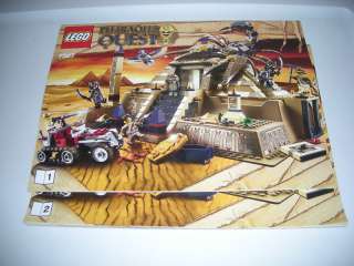 LEGO 7327 Pharaohs Quest Pyramid Instructions ONLY  