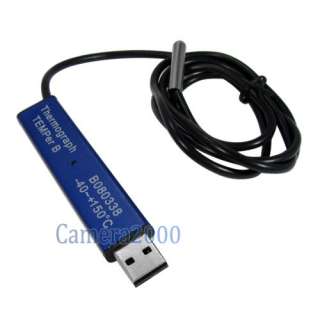 USB Measure Temp Thermometer Record DataLog F PC/Laptop