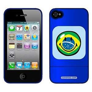  Smiley World Brazilian Flag on Verizon iPhone 4 Case by 