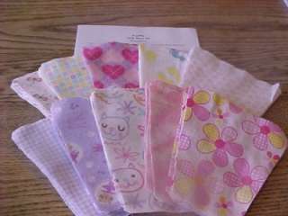   Flannel Baby Quilt Kit, Die Cut, pinks and purples, Easy!  