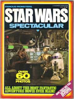 Famous Monsters Star Wars Spectacular Magazine 1977 VERY FINE  