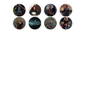  Set of 8 The Avengers the Movie 1.25 Pinback Button 