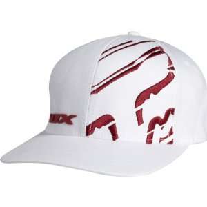 Fox Racing Wide Load Mens Flexfit Sportswear Hat/Cap   White / Large 