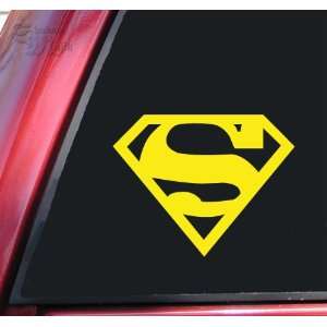  Superman Vinyl Decal Sticker   Yellow: Automotive