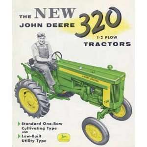 John Deere 07103 JD 320 Tractor Canvas Art 