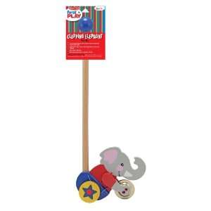  Melissa And Doug Clapping Elephant Push Toy: Toys & Games