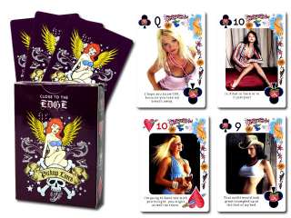 Sexy Girls Playing Cards Tattoo Flash Pick Up Lines  