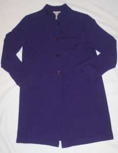 COLDWATER CREEK Womens Petite Medium Dress Knit Purple Plum Tunic 